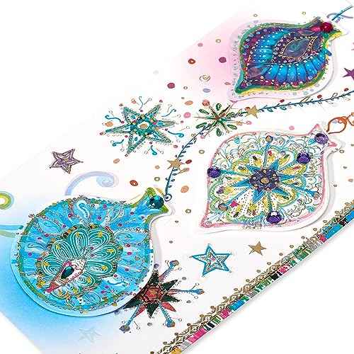 Papyrus Unique Christmas Card with Colorful Ornaments - Designed by House of Turnowksy (Wonderful Christmas)