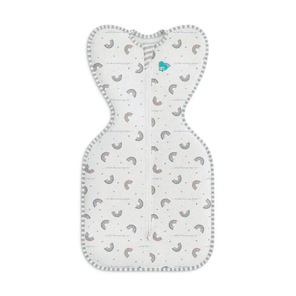 Love To Dream Swaddle UP - Baby Sleep Sack for Self-Soothing | Snug Fit, 1.0 TOG, Newborn 5-8.5lbs, Rainbow Dream