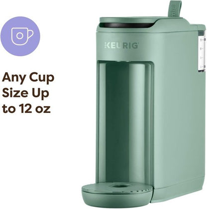 Keurig K-Mini Mate Single Serve Coffee Maker - Compact 12 oz Brewer for Small Spaces | Glamping Green