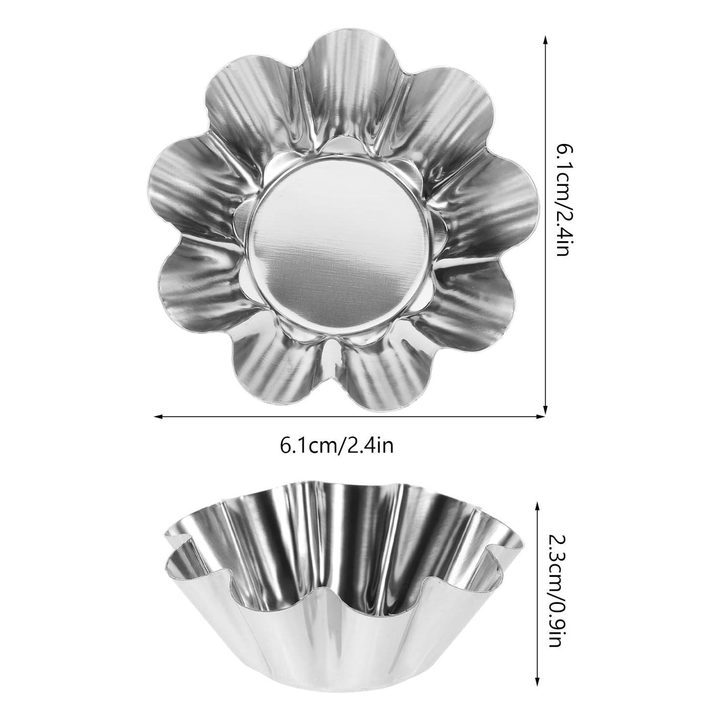 DOITOOL 12PCS Torta Molder, Non-Stick Taco Salad Bowl Pans Maker, Extra Thick Steel Tortilla Shell Maker