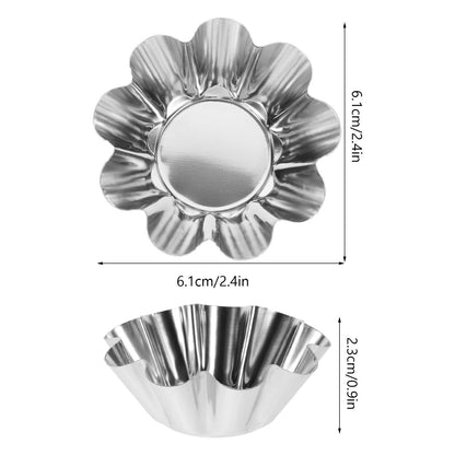 DOITOOL 12PCS Torta Molder, Non-Stick Taco Salad Bowl Pans Maker, Extra Thick Steel Tortilla Shell Maker