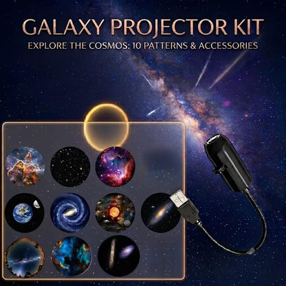 Galaxy Projector for Bedroom - 10 in 1 Star & Planetarium Projector