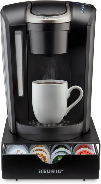 Keurig Coffee Pod Storage Drawer - Holds 24 K-Cup Pods | Slim Design, Black, 9.2 x 3.3 x 12.2 Inches