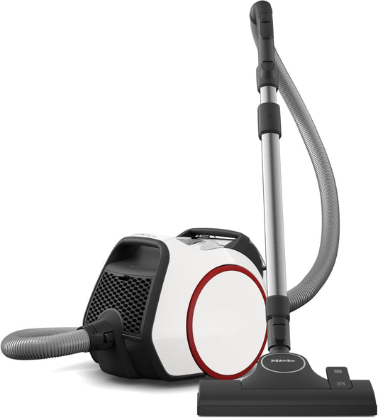 Miele Boost CX1 Bagless Canister Vacuum Cleaner - Compact Design in Lotus White