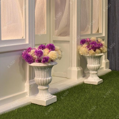 iLAND Miniature Dollhouse Accessories - 2pcs Dollhouse Plants with Dry Flowers | Mini Urn Planters