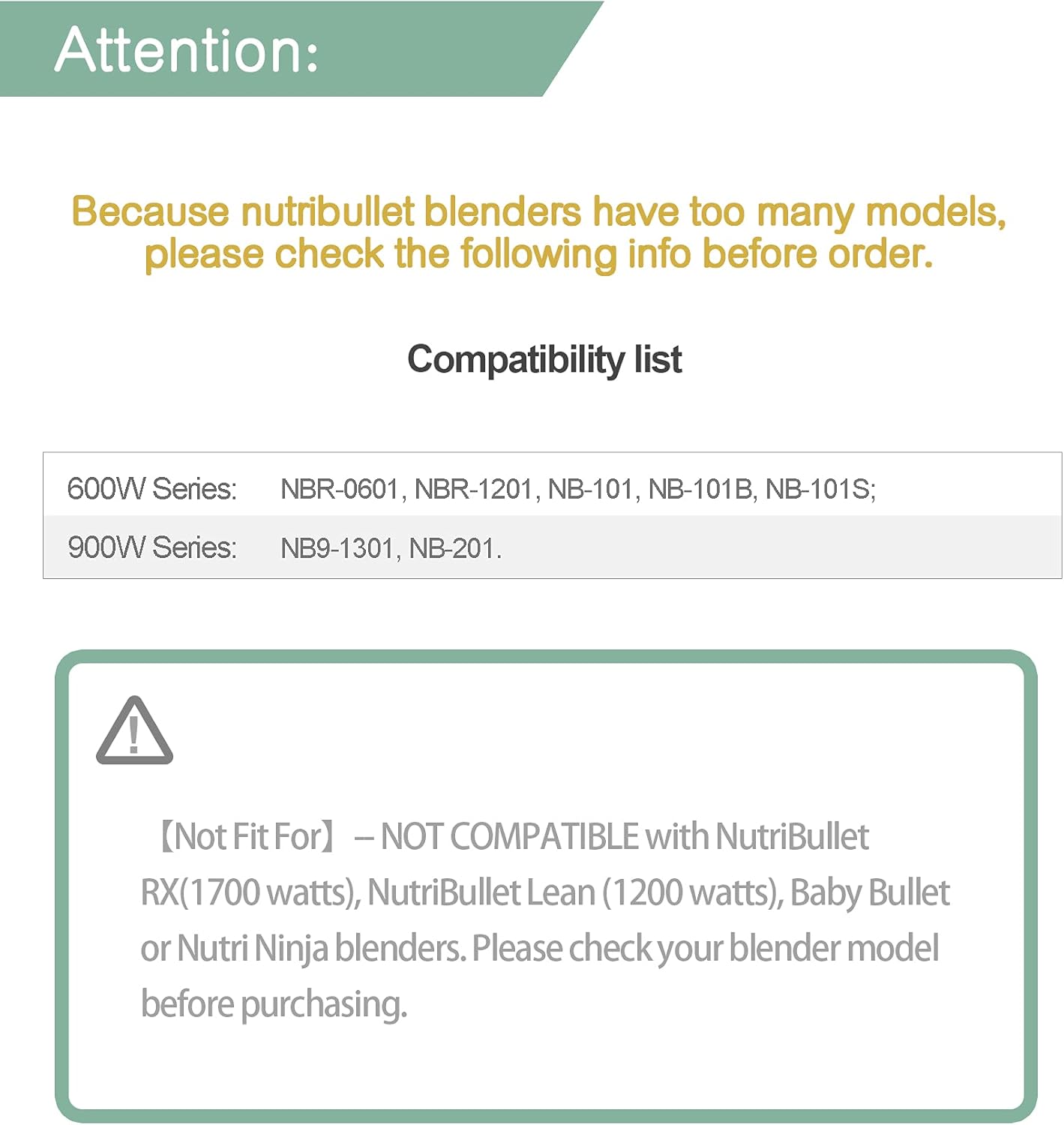NutriBullet Extractor Blade - Compatible Replacement for 600W/900W Blenders | Grey, 1 Pack