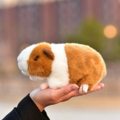 Simulated Hamster Plush Toy - Realistic Guinea Pig Doll for Kids | Soft and Squeezable Design