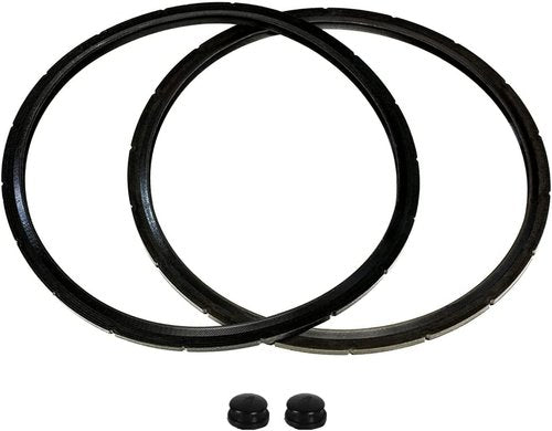 2-Pack 09924 Pressure Canner Sealing Ring & Overpressure Plug for Presto 0128206 0128202 0128203 0128204 0128303 0126306 Pressure Cooker 6 8 Quart Cooker Pressure Canner Parts