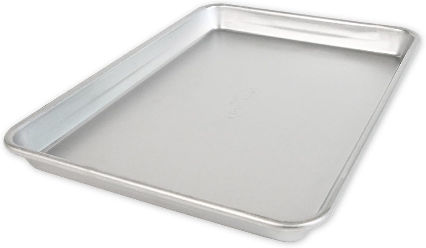 USA Pan Bakeware | Traditional Aluminized Steel Quarter Sheet Baking Pan - Durable & Uncoated