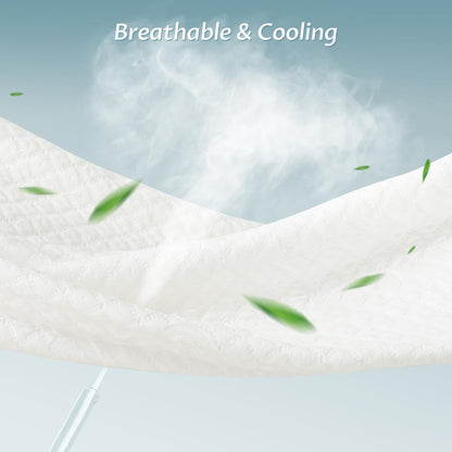 Regine Switzerland Queen Size Mattress Protector - 100% Waterproof Zippered Cover | Soft, Cooling & Noiseless Encasement for 10-12" Deep Mattresses