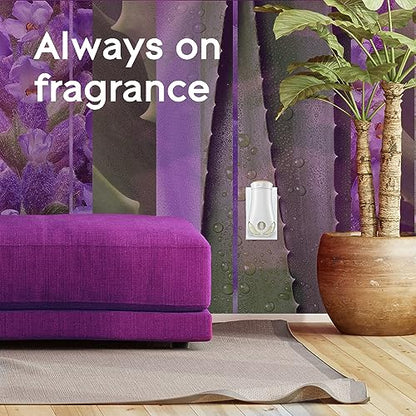Glade PlugIns Refills Air Freshener,Tranquil Lavender & Aloe,Scented and Essential Oils for Home and Bathroom,0.67 Fl Oz,10 Count (Pack of 2)