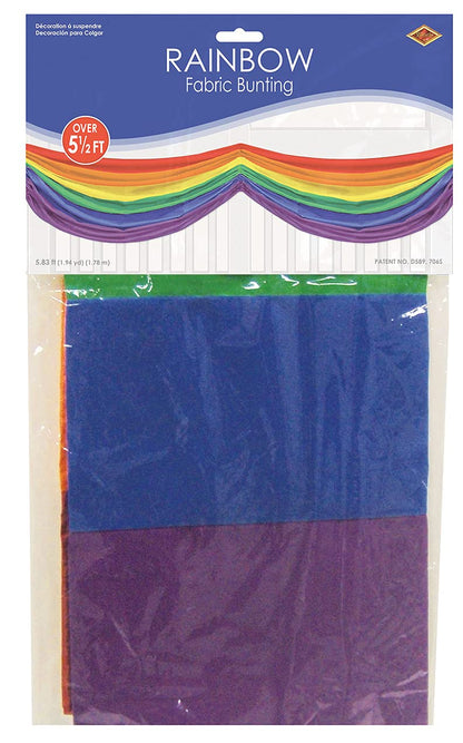 Rainbow Fabric Bunting