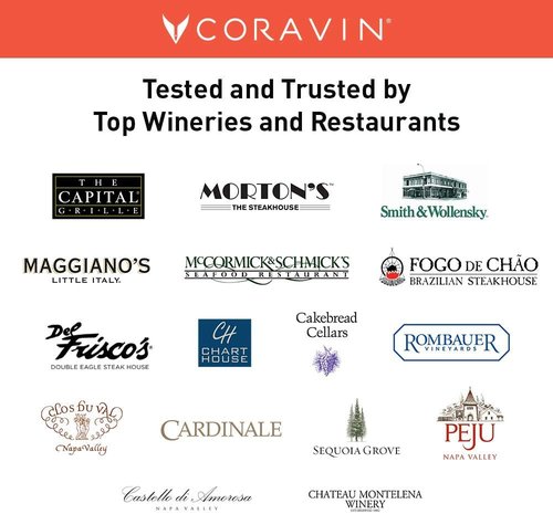 Coravin Limited Edition Preservation System and Wine Bottle Opener, Includes 4 Argon Capsules, Steel Blue