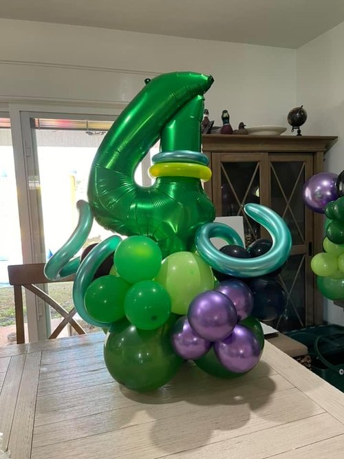 Green Number 50 Balloon - 40 Inch 50th Birthday Decorations for Men & Women | St. Patrick's Day Party Supplies