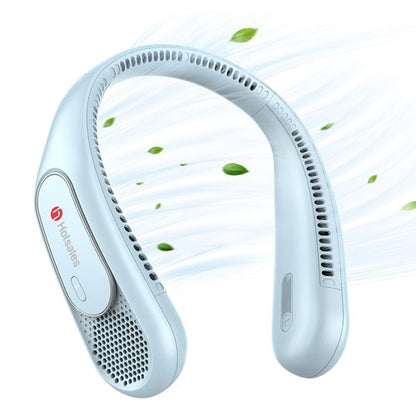 Hotsales Neck Fan, Hands Free Bladeless Neck Fans Portable Rechargeable, 6000 mAh Battery Operated Wearable Personal Fan, Cooling Neck Fan, 3 Speeds, USB Fan Gifts for Men, Women, Travel, Outdoor