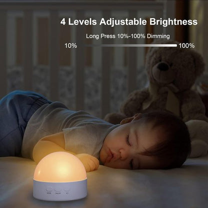Kintion Portable Night Light - Dimmable 8-Color LED Lamp | Rechargeable 1800mAh Battery, Ideal for Nursery & Kids