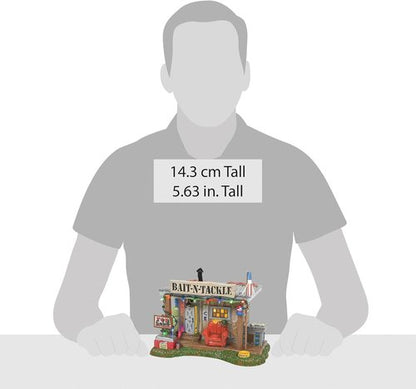 Department 56 | Original Snow Village Cousin Eddie's Bait Shop Lit Building - 5.63 Inch, Multicolor