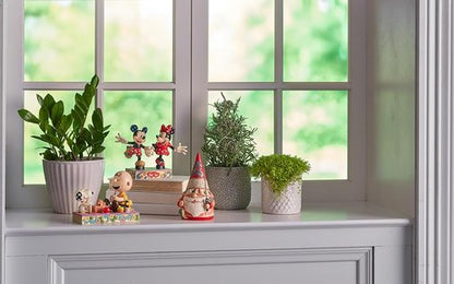 Enesco Peanuts Collection by Jim Shore Snoopy, Charlie Brown and Woodstock Picnic Figurine- Stone Resin Hand Crafted Painted Collectible Peanuts Snoopy Figurines Home Decor Statue, 4.8 Inch