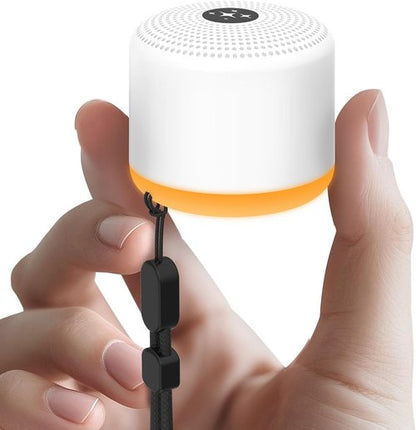 **Soothing Sounds White Noise Machine - Portable Sleep Aid with 30 Relaxing Sounds, 12 Colors & 5 Brightness Levels**