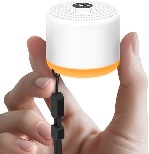 **Soothing Sounds White Noise Machine - Portable Sleep Aid with 30 Relaxing Sounds, 12 Colors & 5 Brightness Levels**
