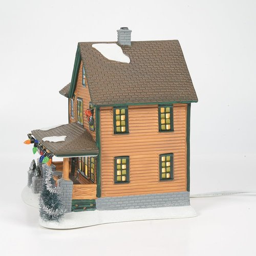 Department 56 Ralphie's House - Lit Christmas Village Decor - 7.24-Inch Collectible