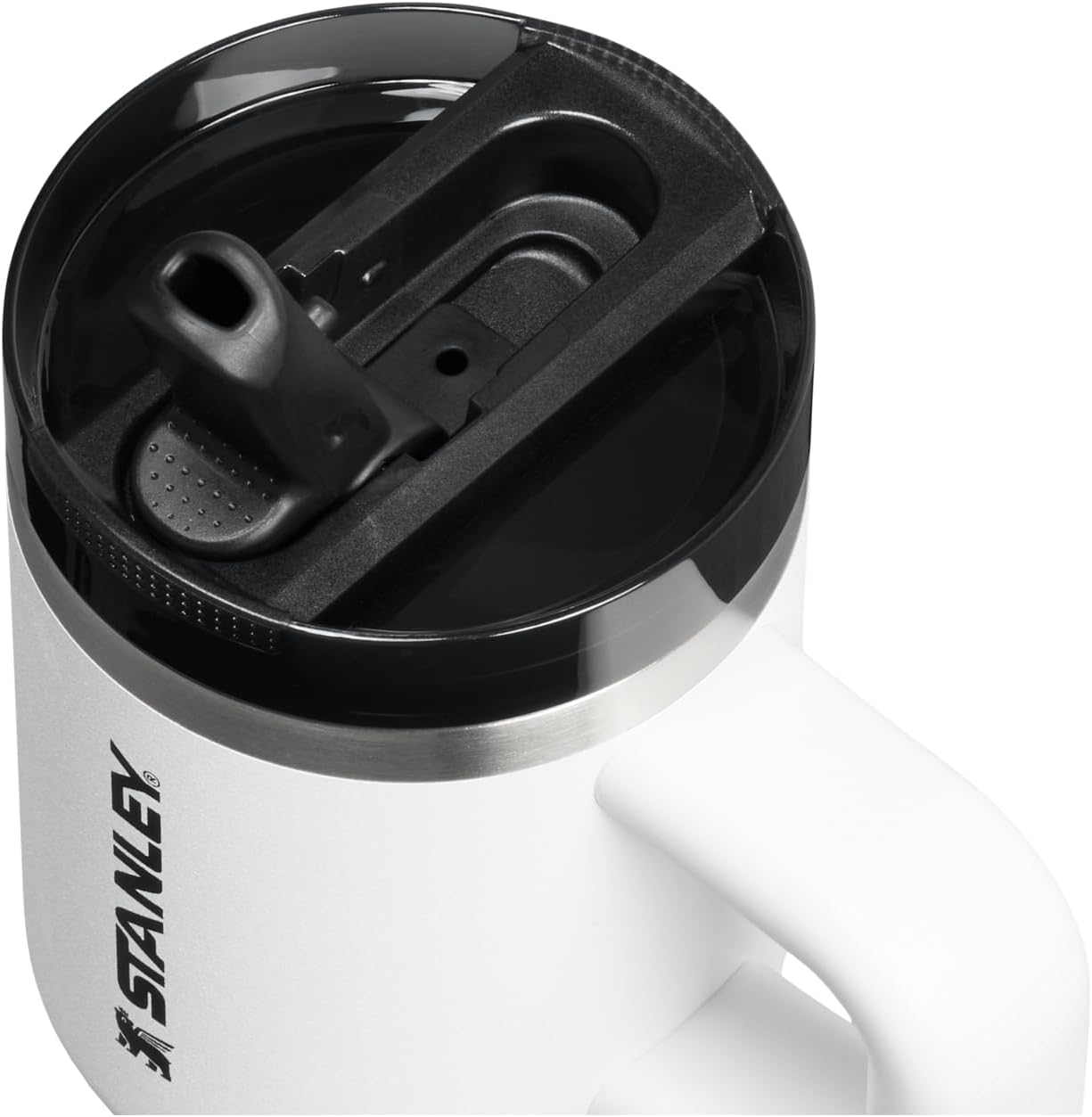 STANLEY Quencher ProTour Tumbler - 14 oz Insulated Stainless Steel Cup with Leakproof Lid & Built-In Straw | BPA-Free | Chalk