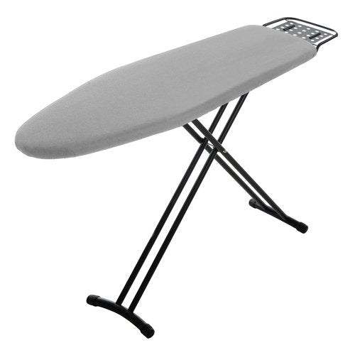 Ironing Board Full Size, RAINHOL 43"x13" Heavy Duty Compact Iron Board with Iron Rest, Height Adjustable Sturdy Iron Stand, Grey Cover with Extra Thick Padding