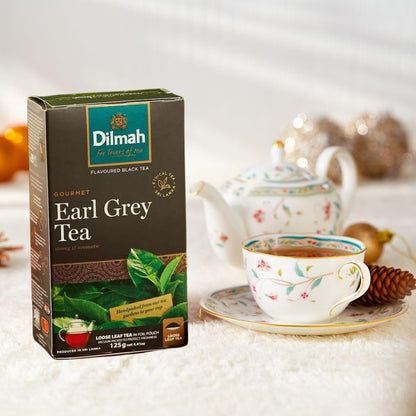 Dilmah Earl Grey - 50 String and Tag Tea Bags (Pack of 3)-Robust and bright Ceylon tea, gently fused with Bergamot flavour-Brew Hot Iced Tea