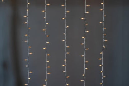 Brite Star Mini String Christmas Lights - 100 Count Clear Indoor/Outdoor 22ft with White Wire