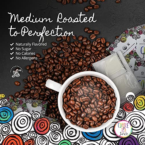 Organic Pour Over Coffee Advent Calendar - 25 Flavored Ground Coffees