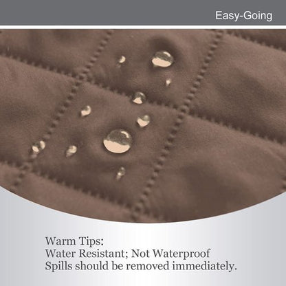 Easy-Going Chair Sofa Slipcover Reversible Sofa Cover Water Resistant Couch Cover Furniture Protector Cover with Elastic Straps for Pets Kids Children Dog Cat (Chair, Brown/Brown)