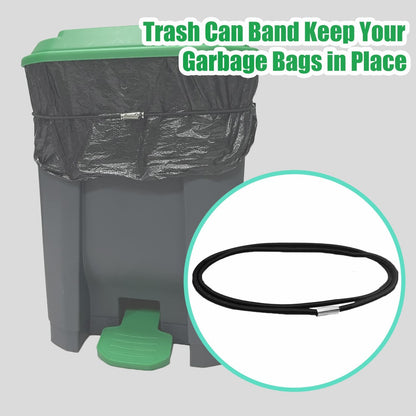 Yatmung Dog Poop Trash Can Outside - One-Stop Solution Pooper Scooper Set - 20L Dog Waste Trash Can Outdoor with Lid - Backyard, Yard - with Removable Inner Bin, Long Handle Metal Tray and Rake, Bags