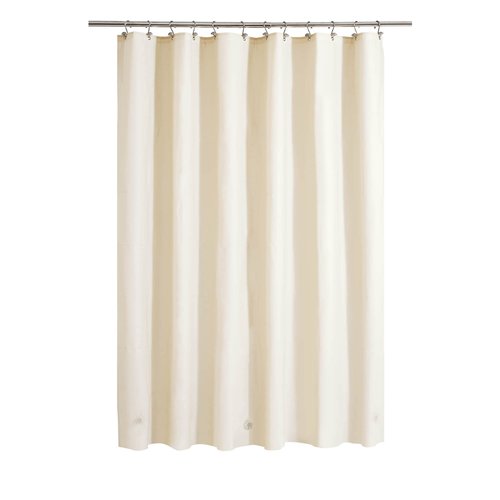 Barossa Design Beige Shower Curtain Liner - Premium PEVA, BPA & PVC Free, No Chemical Smell, Lightweight Standard Size Shower Curtain with 3 Magnets, Metal Grommets - Beige