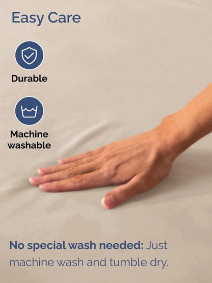 Extra Deep Full Fitted Sheet - Hotel Luxury Single Fitted Sheet Only - Easily Fits 18 inch to 24 inch Mattress - Ultra Soft, Wrinkle Free w/Extra Deep Pockets - Easy-Care, Breathable & Comfy - Wheat
