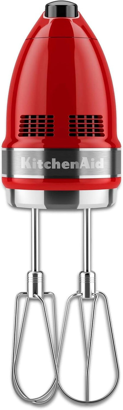 KitchenAid 7-Speed Hand Mixer - Powerful Mixing Performance | Empire Red Color