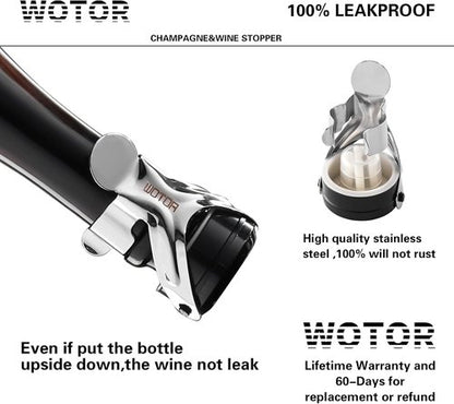 + Silver Champagne Stopper