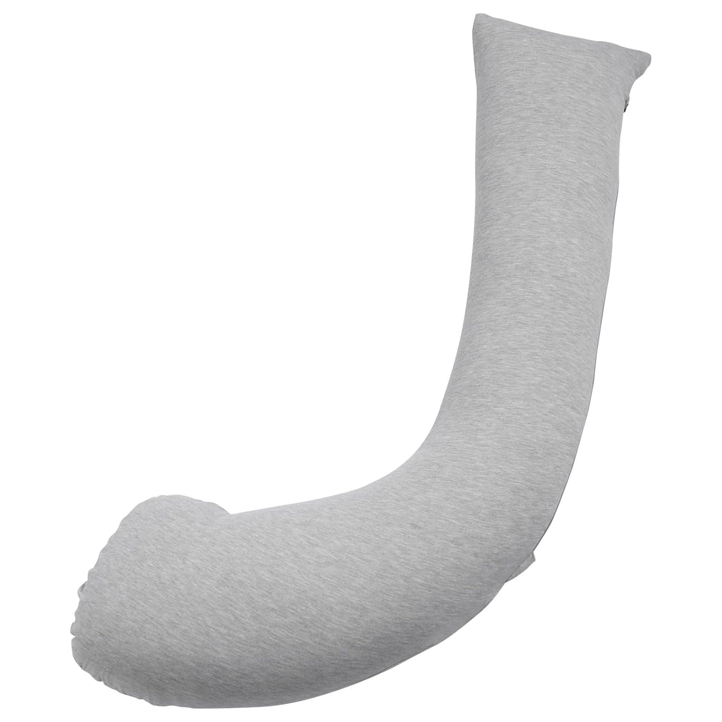 VEVOR L-Shaped Pregnancy Pillow - Soft & Breathable Maternity Body Support | Washable Jersey Cover, Light Gray