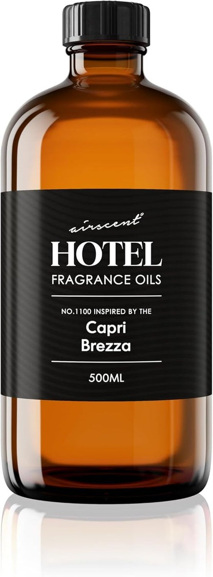 AirScent Capri Brezza Diffuser Oil No. 1100 - Volcano-Inspired Premium Fragrance Oil for Diffusers | 500 ml Glass Bottle