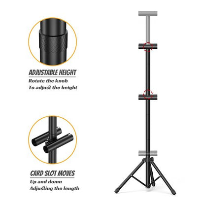 Netuaoo Poster Stand Banner Stand Poster Board Stand Foldable Floor Standing Sign Holder Adjustable Height Up to 88" Double Sided Tripod Retractable Banner for Wedding, Restaurant , Business, Supermarket Indoor Outdoor Poster (suitable for hard posters)