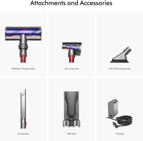 Dyson V8 Plus Cordless Vacuum - Powerful Cleaning for Hard Floors & Carpets | Handheld Conversion, 40 Min Runtime