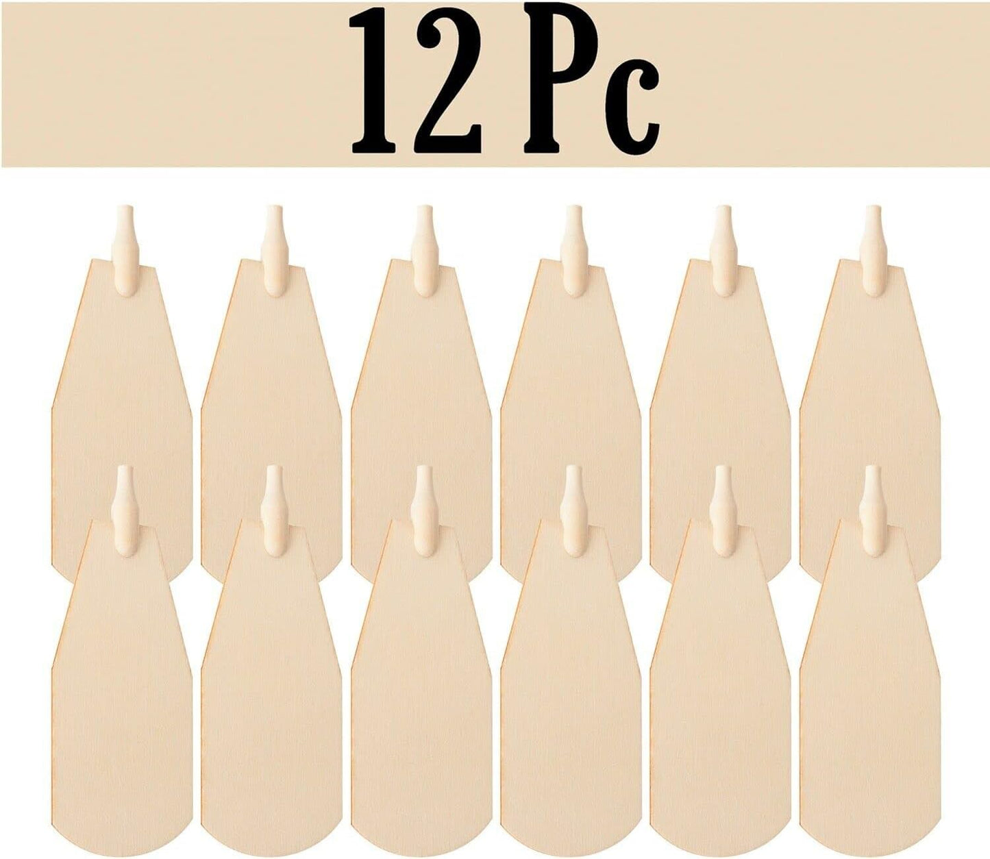 Skiennix 12-Pc Replacement Top Fan Blades Kit - Perfect for German Christmas Pyramid Carousels