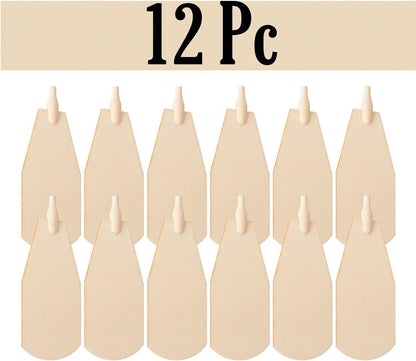 Skiennix 12-Pc Replacement Top Fan Blades Kit - Perfect for German Christmas Pyramid Carousels