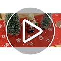 Christmas Gnomes Table Runner 13x36 Inch Red Snowflake Holiday Decor Glitter