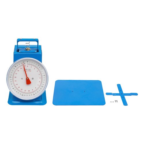 44 lbs Mechanical Dial Scale, Stainless Steel Mechanical Kitchen Scale Flat Platform Weighing Food Scale Heavy Duty Portion-Control Mechanical Scale Food Weight Scale for Kitchen
