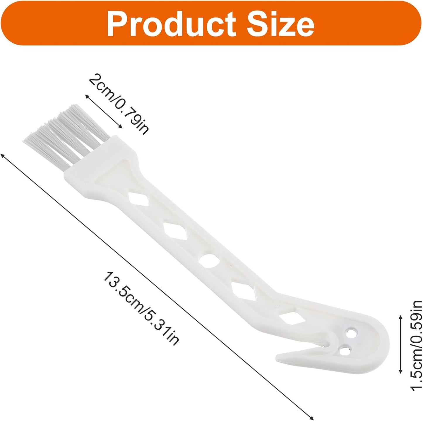 Skiennix Handheld Vacuum Cleaner Brush - 2-in-1 Universal Tool for Hair & Dust | 4-Pack
