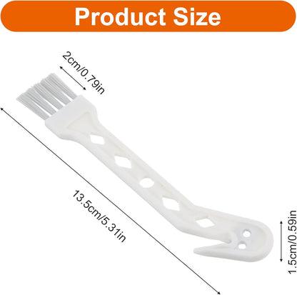 Skiennix Handheld Vacuum Cleaner Brush - 2-in-1 Universal Tool for Hair & Dust | 4-Pack