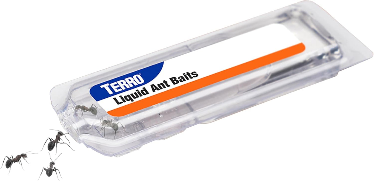 TERRO Ant Killer Bait Stations T300B - Liquid Bait for Effective Indoor Ant Control - 12 Count