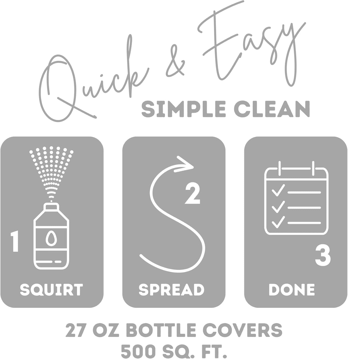 Quick Shine Hardwood Floor Cleaner - 27oz, 2-Pack | Streak-Free, No Rinse Formula | Safe & Effective Cleaning