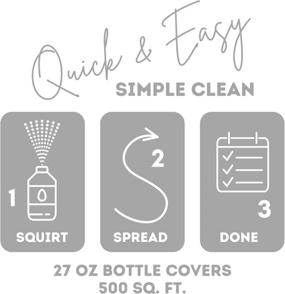Quick Shine Hardwood Floor Cleaner - 27oz, 2-Pack | Streak-Free, No Rinse Formula | Safe & Effective Cleaning