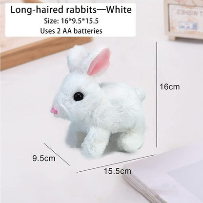 Bunny Realistic Bunny Toy - Interactive Hopping Toy That Walks and Talks | Educational Fun for Kids